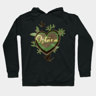 Ostara Nature Heart Design Hoodie